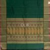 KC017-2-scaled-1.jpg Dark GreeN with Pink Bomkai design Kanchi Cotton Saree