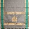 KC019-2-scaled-1.jpg Grey with green border kanchi Cotton Saree