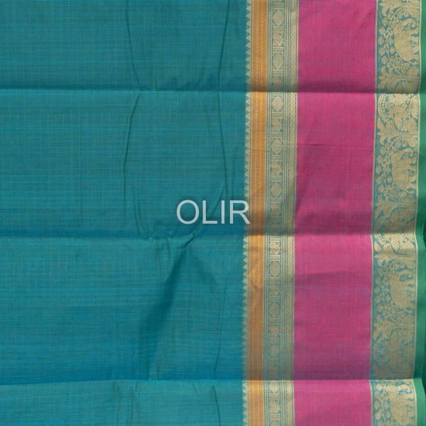 KC020-3-scaled-1.jpg Sea Green Laksha Deepam Kanchi Cotton Saree