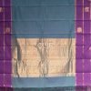 KC021-1-scaled-1.jpg Peacock Blue with Purple Border Kanchi Cotton Saree