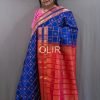 Minimal Tone Body with Contrast Pallu Elegant Silk Cotton Saree