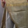 Detailed Motif Body with Contrast Pallu Silk Cotton Saree