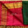 KSC016-3.jpg Dark Green with Pink Big Checks
