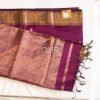 Purple Butti Saree with Tissue Pallu