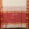 MSC122-2.jpg Off White Red Floral Zari Saree