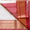 MSC122-3.jpg Off White Red Floral Zari Saree