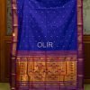 Royal Blue and Purple Pure Silk Handwoven Paithani Saree