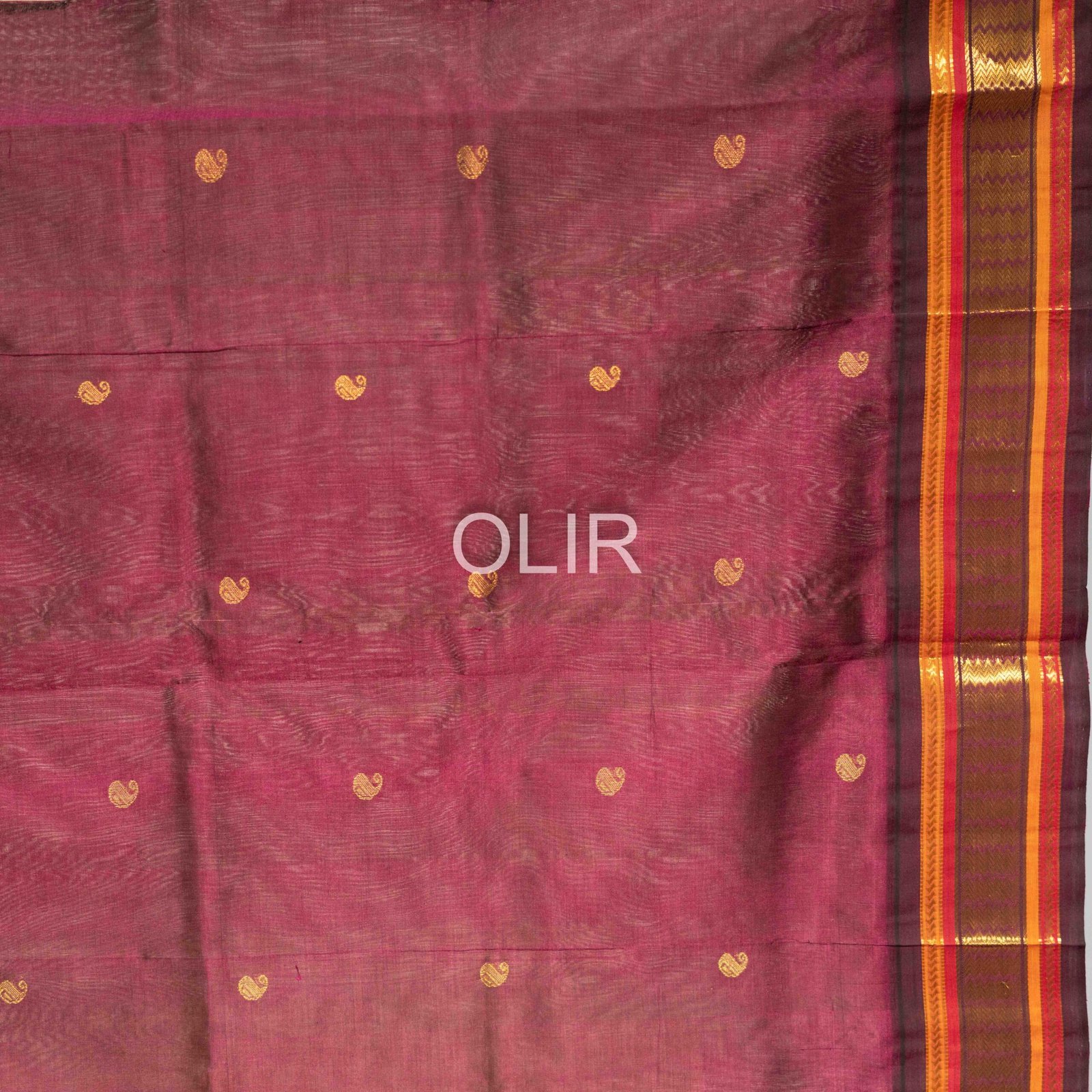 Golden Beige with Deep Maroon - Image 3